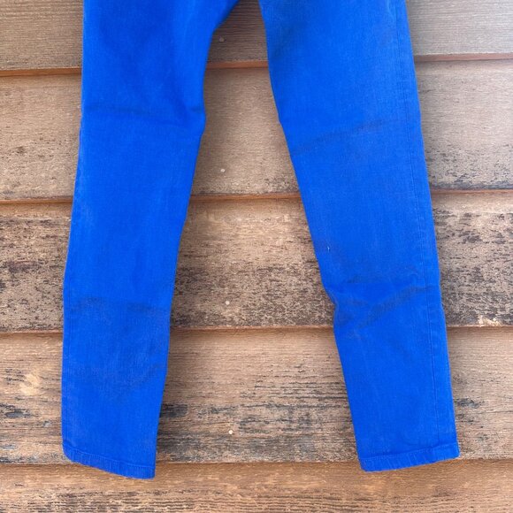 DL1961 Emma Leggings Ocean Blue Skinny Jeans Size 28 - Picture 10 of 13